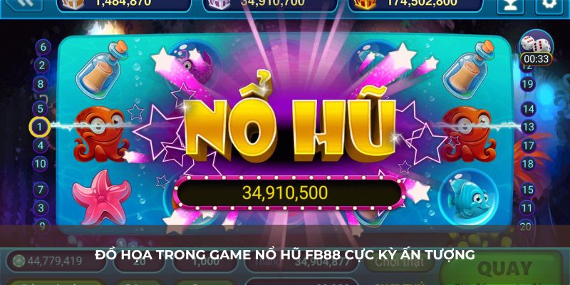 Đồ họa trong game nổ hũ FB88 cực kỳ ấn tượng