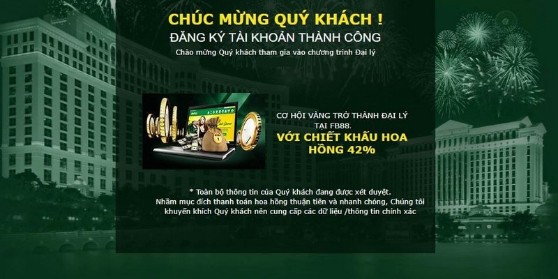 ách đăng ký làm đại lý FB88 chỉ với vài bước