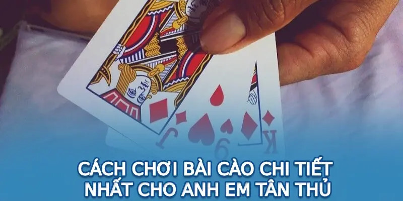 Luật chơi bài cào là sự kết hợp giữa 3 cây và poker